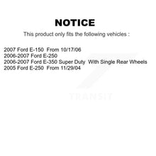 Load image into Gallery viewer, Rear Disc Rotors Ceramic Pads Parking Shoes Kit For Ford E-350 Super Duty E-250