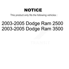 Load image into Gallery viewer, Rear Disc Rotors Ceramic Pads &amp; Parking Brake Shoes Kit For Dodge Ram 2500 3500
