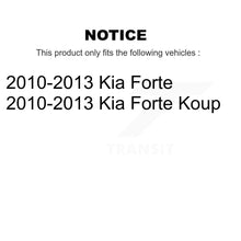 Load image into Gallery viewer, Rear Disc Rotors Ceramic Pads And Parking Shoes Kit For 2010-2013 Kia Forte Koup