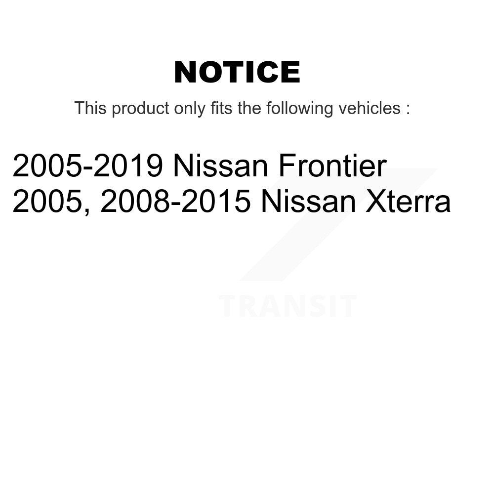 Rear Disc Rotors Ceramic Pads Parking Brake Shoes Kit For Nissan Frontier Xterra