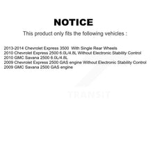 Load image into Gallery viewer, Rear Disc Rotors Ceramic Pads Parking Shoes Kit For Chevrolet Express 2500 3500