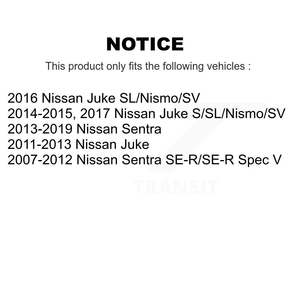 Rear Disc Rotors Ceramic Pads And Parking Brake Shoes Kit For Nissan Sentra Juke