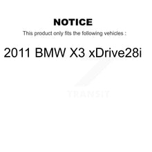 Load image into Gallery viewer, Rear Disc Rotors Ceramic Pads Parking Brake Shoes Kit For 2011 BMW X3 xDrive28i