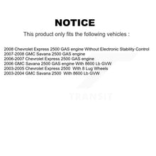 Load image into Gallery viewer, Rear Disc Rotors Ceramic Pads &amp; Parking Shoes Kit For Chevrolet Express 2500 GMC