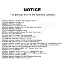 Load image into Gallery viewer, Rear Disc Rotors Ceramic Pads Parking Shoes Kit For Chevrolet GMC Silverado 2500