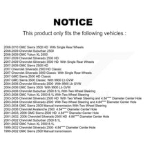 Load image into Gallery viewer, Rear Disc Rotors Ceramic Pads Parking Shoes Kit For Chevrolet GMC Silverado 2500