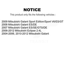 Load image into Gallery viewer, Rear Disc Rotors Ceramic Pads &amp; Parking Shoes Kit For Mitsubishi Eclipse Galant
