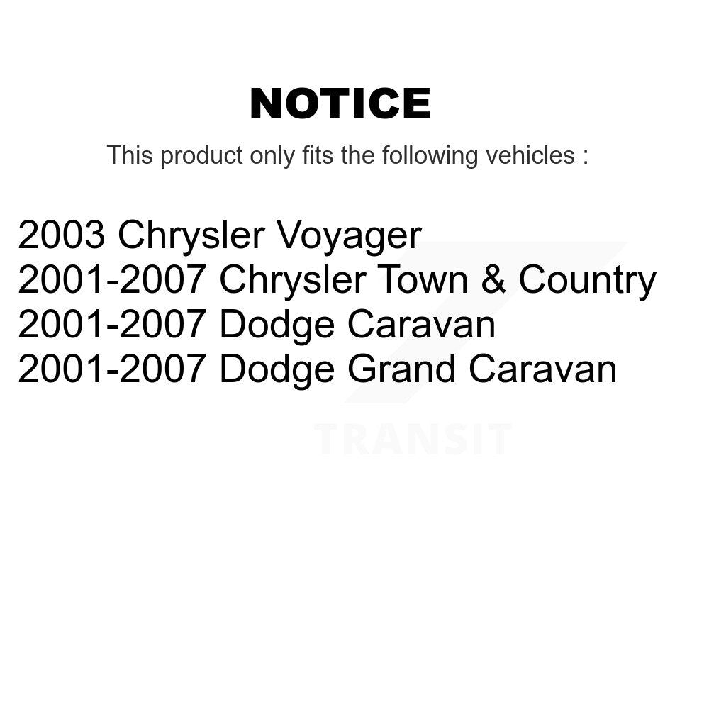 Rear Disc Rotors Ceramic Pads Parking Shoes Kit For Dodge Grand Caravan Chrysler