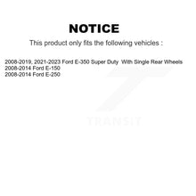 Charger l'image dans la galerie, Rear Disc Rotors Ceramic Pads Parking Shoes Kit For Ford E-350 Super Duty E-250