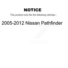 Load image into Gallery viewer, Rear Disc Rotors Ceramic Pads Parking Shoes Kit For 2005-2012 Nissan Pathfinder