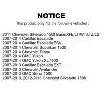 Load image into Gallery viewer, Rear Disc Rotors Ceramic Pads Parking Shoes Kit For Chevrolet GMC Sierra 1500 XL