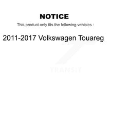 Load image into Gallery viewer, Rear Disc Rotors Ceramic Pads Parking Shoes Hardware Kit For Volkswagen Touareg