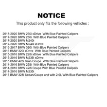 Load image into Gallery viewer, Rear Disc Rotors Ceramic Pads Parking Shoes And Hardware Kit For BMW 320i xDrive