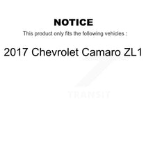 Load image into Gallery viewer, Rear Disc Rotors Ceramic Pads Parking Shoes &amp; Hardware Kit For Chevrolet Camaro