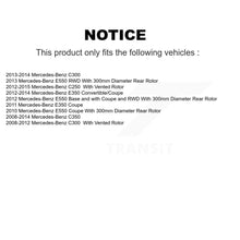 Load image into Gallery viewer, Rear Disc Rotors Ceramic Pads Parking Shoes Hardware Kit For Mercedes-Benz C350