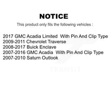 Load image into Gallery viewer, Rear Disc Rotors Ceramic Pads Parking Shoes &amp; Hardware Kit For GMC Acadia Buick