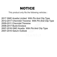 Load image into Gallery viewer, Rear Disc Rotors Ceramic Pads Parking Shoes &amp; Hardware Kit For GMC Acadia Buick