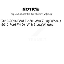 Load image into Gallery viewer, Rear Disc Rotors Ceramic Pads Parking Brake Shoes &amp; Hardware Kit For Ford F-150