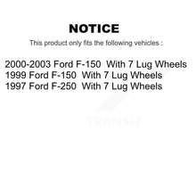 Load image into Gallery viewer, Rear Disc Rotors Ceramic Pads Parking Shoes &amp; Hardware Kit For Ford F-150 F-250