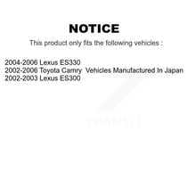 Load image into Gallery viewer, Rear Disc Rotors Ceramic Pads Parking Shoes Hardware Kit For Toyota Camry Lexus