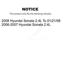 Load image into Gallery viewer, Rear Disc Rotors Ceramic Pads Parking Shoes Hardware Kit For Hyundai Sonata 2.4L