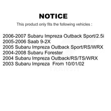 Load image into Gallery viewer, Rear Disc Rotors Ceramic Pads Parking Shoes Hardware Kit For Subaru Impreza Saab