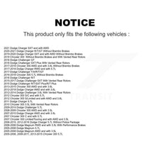 Load image into Gallery viewer, Rear Disc Rotors Ceramic Pads Parking Shoes Hardware Kit For Dodge Chrysler 300