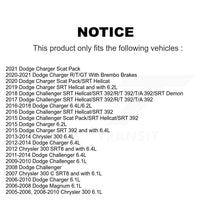 Load image into Gallery viewer, Rear Disc Rotors Ceramic Pads Parking Shoes Hardware Kit For Dodge Chrysler 300