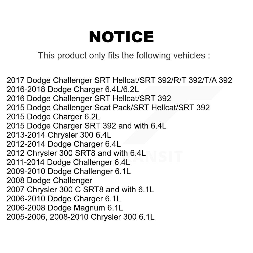 Rear Disc Rotors Ceramic Pads Parking Shoes Hardware Kit For Dodge Chrysler 300