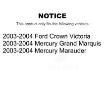 Load image into Gallery viewer, Rear Disc Rotors Ceramic Pads Parking Shoes Hardware Kit For Mercury Grand Ford