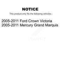 Load image into Gallery viewer, Rear Disc Rotors Ceramic Pads Parking Shoes Hardware Kit For Ford Crown Victoria