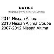 Load image into Gallery viewer, Rear Disc Rotors Ceramic Pads Parking Brake Shoes Hardware Kit For Nissan Altima