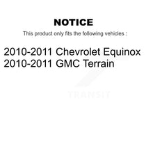 Load image into Gallery viewer, Rear Disc Rotors Ceramic Pads Parking Shoes &amp; Hardware Kit For Chevrolet Equinox