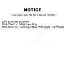 Load image into Gallery viewer, Rear Disc Rotors Ceramic Pads Parking Shoes &amp; Hardware Kit For Ford F-350 Super