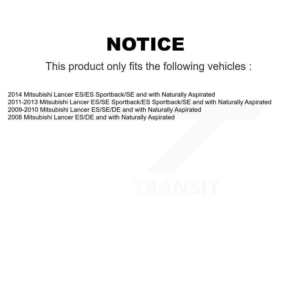 Rear Disc Rotors Ceramic Pads Parking Shoes & Hardware Kit For Mitsubishi Lancer