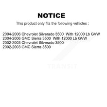 Load image into Gallery viewer, Rear Disc Rotors Ceramic Pads Parking Shoes And Hardware Kit For GMC Sierra 3500