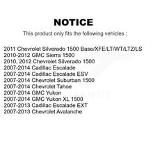 Load image into Gallery viewer, Rear Disc Rotors Ceramic Pads Parking Shoes Hardware Kit For Chevrolet GMC 1500