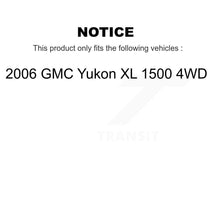 Load image into Gallery viewer, Rear Disc Rotors Ceramic Pads Parking Shoes &amp; Hardware Kit For GMC Yukon XL 1500