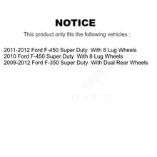 Load image into Gallery viewer, Rear Disc Rotors Ceramic Pads Parking Shoes &amp; Hardware Kit For Ford F-350 Super