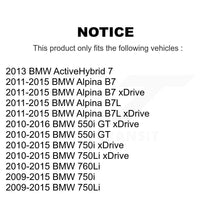 Load image into Gallery viewer, Rear Disc Rotors Ceramic Pads Parking Shoes Hardware Kit For BMW 750i xDrive GT