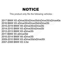 Load image into Gallery viewer, Rear Disc Rotors Ceramic Pads Parking Brake Shoes And Hardware Kit For BMW X5 X6