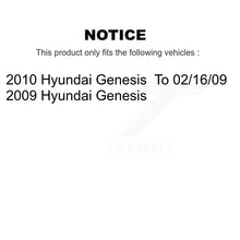 Load image into Gallery viewer, Rear Disc Rotors Ceramic Pads Parking Shoes And Hardware Kit For Hyundai Genesis