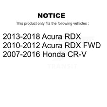 Load image into Gallery viewer, Rear Disc Rotors Ceramic Pads Parking Shoes &amp; Hardware Kit For Honda CR-V Acura