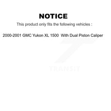 Load image into Gallery viewer, Rear Disc Rotors Ceramic Pads Parking Shoes &amp; Hardware Kit For GMC Yukon XL 1500