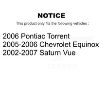 Charger l'image dans la galerie, Kit de plaquettes de frein en céramique, Rotors de frein avant, pour Saturn Vue Chevrolet Equinox Pontiac 