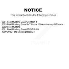 Load image into Gallery viewer, Front Disc Brake Rotors And Ceramic Pads Kit For Ford Mustang