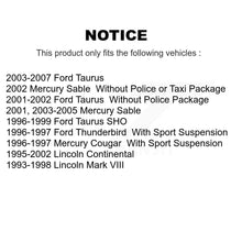 Charger l'image dans la galerie, Front Brake Rotor And Ceramic Pad Kit For Ford Taurus Mercury Sable Lincoln Mark