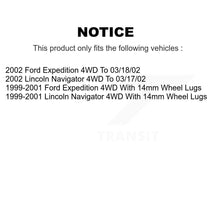 Charger l'image dans la galerie, Front Disc Brake Rotor Ceramic Pad Kit For Ford Expedition Lincoln Navigator 4WD