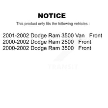 Load image into Gallery viewer, Front Disc Brake Rotors And Ceramic Pads Kit For Dodge Ram 2500 3500 Van