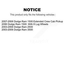 Charger l'image dans la galerie, Front Disc Brake Rotors And Ceramic Pads Kit For Dodge Ram 2500 1500 3500